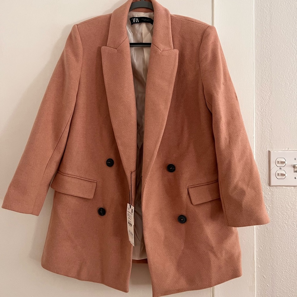 Zara wool blend coat